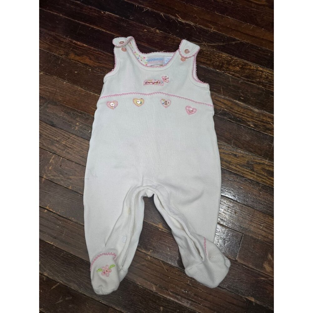 Vintage Y2K Miniwear Classics White Hearts One Piece - Picture 13 of 13